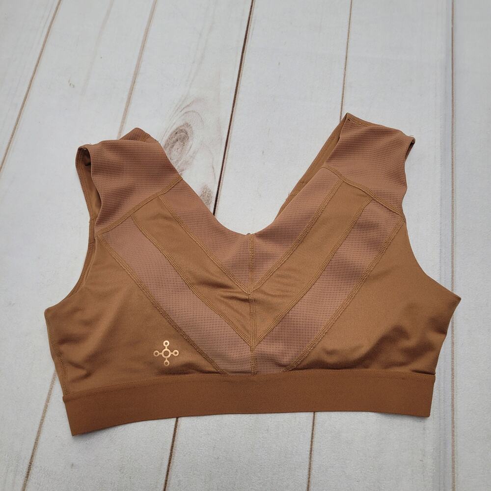 Tommie Copper shoulder support zip front bra mesh XL copper energy View 3